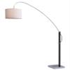 SAFAVIEH Lighting Collection Lyra Contemporary Modern Farmhouse Chrome/ Black 111-inch Adjustable Living Room Bedroom Home Office Arc Floor Lamp (LED Bulb Included) view 1