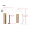 SAFAVIEH Lighting Collection Lyra Contemporary Modern Farmhouse Chrome/ Black 111-inch Adjustable Living Room Bedroom Home Office Arc Floor Lamp (LED Bulb Included) view 2