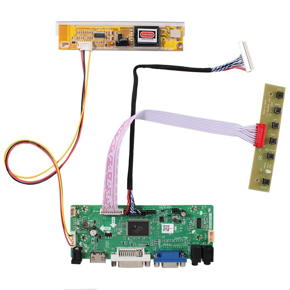 VGA DVI LCD Controller Board NT68676 for LP156WH1 B156XW01 LTN156AT01 CLAA156WA01A 15.6" 1366x768 1CCFL 30Pins LCD Panel