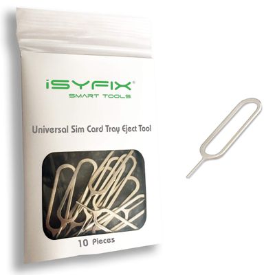 iSYFIX SIM Card Tray Eject Pin Removal Tool, 10 Pack