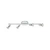 EGLO Buzz 25" Track Light 4-LED Dimmable Adjustable Wall and Ceiling Fixture for Kitchen Island, Hallway, and Dinning Room, Chrome view 1
