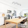 EGLO Buzz 25" Track Light 4-LED Dimmable Adjustable Wall and Ceiling Fixture for Kitchen Island, Hallway, and Dinning Room, Chrome view 3