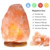 Betus [Natural Crystal Himalaya Salt Lamp Hand Carved on Wood Base with Dimmable Cord and Light Bulb - 8 to 9 Inches Height, 8 to 11 Pounds view 3
