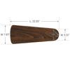 Craftmade B554PR-DOK Premier Fan Blades Replacement 54-Inch, Hand-Scraped Dark Oak, Set of 5 view 2