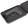 Stalwart Portable Gun Safe  Top Opening Personal Steel Travel Combination Lock Box with 1500 Pound Test Tether Cable for Car, Desk or Home view 2