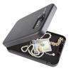 Stalwart Portable Gun Safe  Top Opening Personal Steel Travel Combination Lock Box with 1500 Pound Test Tether Cable for Car, Desk or Home view 3