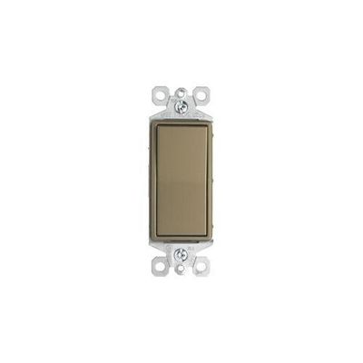 Legrand Tm873abcc10 Pass & Seymour Trademaster 15amp 3-way Decorator Switch, Antique Brass