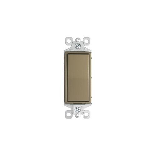 Legrand Tm873abcc10 Pass & Seymour Trademaster 15amp 3-way Decorator Switch, Antique Brass