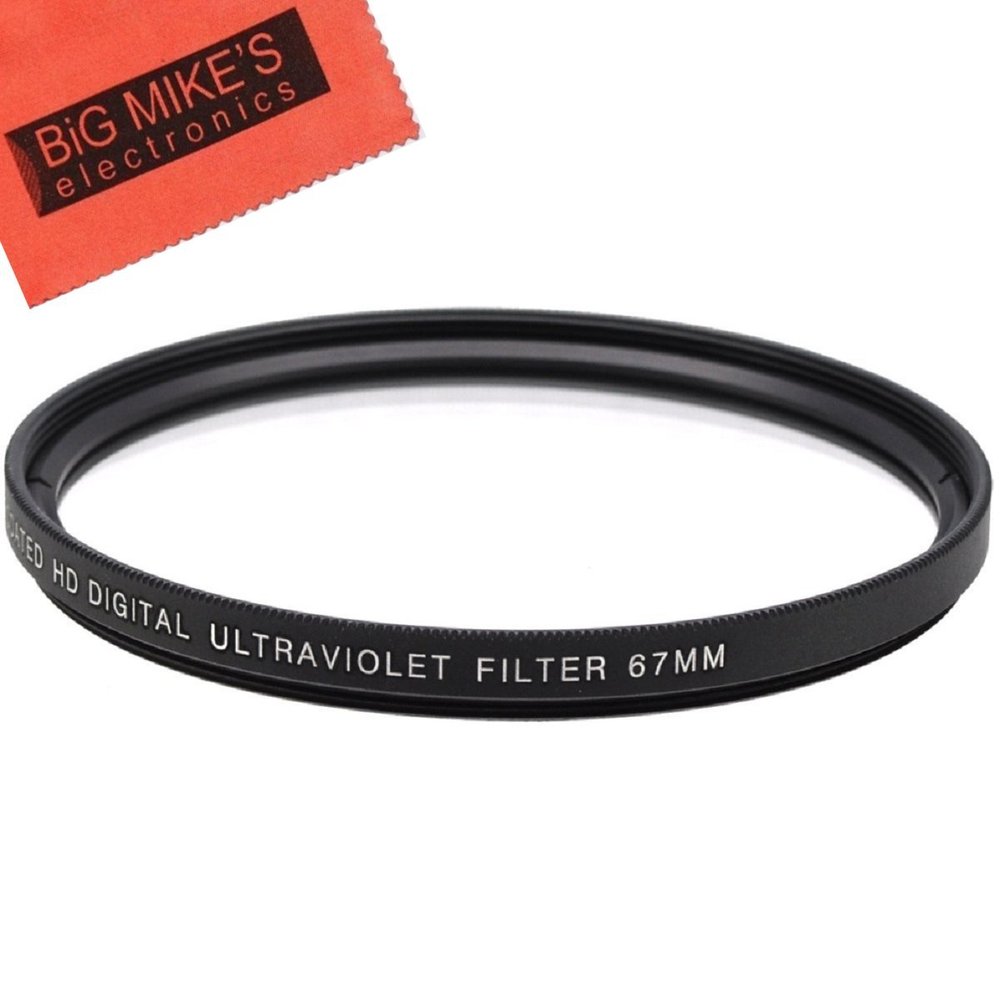 67mm Multi-Coated UV Protective Filter for Canon Rebel T6i, T6s, T7i, EOS 80D, EOS 77D Cameras with Canon EF-S 18-135mm is STM Lens