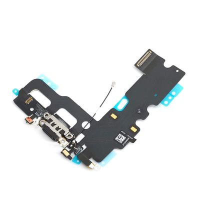 E-REPAIR Charging Port Headphone Jack Flex Cable Replacement for iPhone 7 (4.7 inch) (Black)