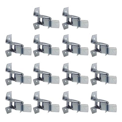 (14) Crawford SG1G-6 1-1/2" Giant Spring Grip Tool Handle Brackets / Clips,Silver
