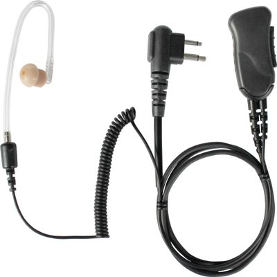 PRYME SPM-3003 Spm-3000 Series Sonic Series - Spm-3000 - Surveillance Kit, Lapel Mic Style with Noise Reducing Mic Element & Special Bullet Style Speaker, Black