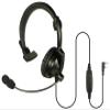 PRYME HLP-SNL-30s Hlp-SNL Series - Lightweight Padded Headset: Rugged Over-The-Head Headset for Portable Radios with Noise-Cancelling Boom Mic & Padded Speaker, Black view 1