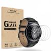 AKWOX (4-Pack) Tempered Glass Screen Protector for Gear S2 / Samsung Galaxy Watch (42 mm), [0.3mm 2.5D High Definition 9H] Clear Screen Protector for Samsung Gear S2 Frontier/Classic/Gear Sport view 1