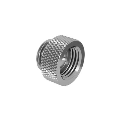 Barrow G1/4" Male to Female Extender Fitting, 7.5mm, Silver Shiny