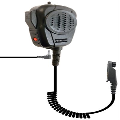 PRYMEBLU SPM-4201 Storm Trooper Heavy Duty IP67 Storm Trooper Spm-4200 Series - Heavy Duty Remote Speaker Microphone with Volume Control, Black