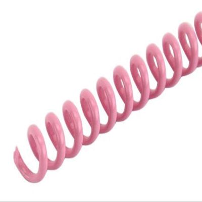 Spiral Coil Binding Spines 8mm x 305mm (5/16 x 12-inch), Pink, 100pk