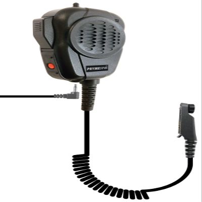 PRYME SPM-4223P Storm Trooper Heavy Duty IP67 Storm Trooper Spm-4200 Series - Heavy Duty Remote Speaker Microphone with Volume Control, Black