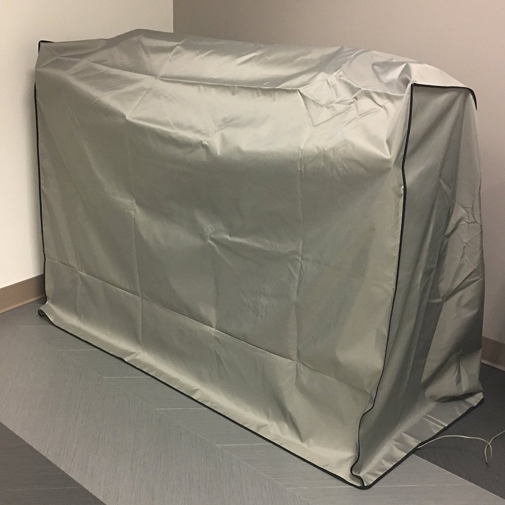 Comp Bind Technology Dust Cover, Compatible with Canon ImagePROGRAF iPF610PA Printer, Silver Nylon Anti-Static Dust Cover 39''W x 39.3''D x 39'H by Comp Bind Technology