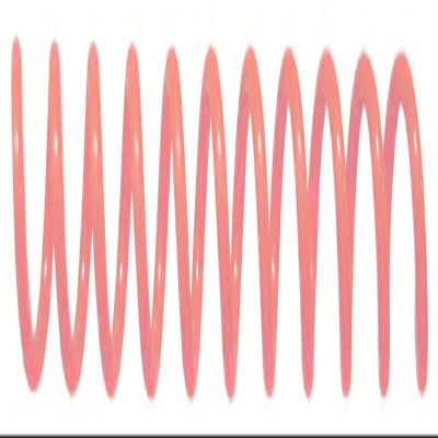 Spiral Coil Binding Spines 8mm x 305mm, Neon Orange, 100/Pack
