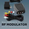 THE CIMPLE CO - RF Modulator for TV - RCA Composite to RF Coaxial Adapter with A/V Cable - Converts Standard Definition Signals to Coax - Watch DVD, VHS, Game Consoles on TV - Does Not Work in Reverse view 2