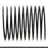 Spiral Binding Coils 8mm x 915mm (5/16 x 36-inch) 4:1, Black 100/pk view 1