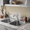 American Standard 22DB.6332284S.075 Colony Top Mount Ada 33x22 Double Bowl Stainless Steel 4-Hole Kitchen Sink view 2
