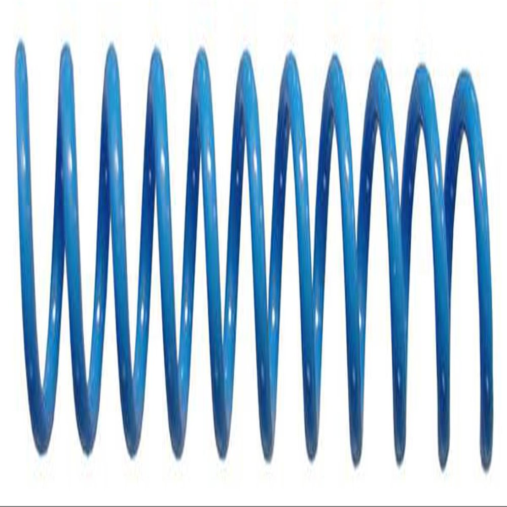 Spiral Coil Binding Spines, Sky Blue, 8mm x 305mm, 100/Pack