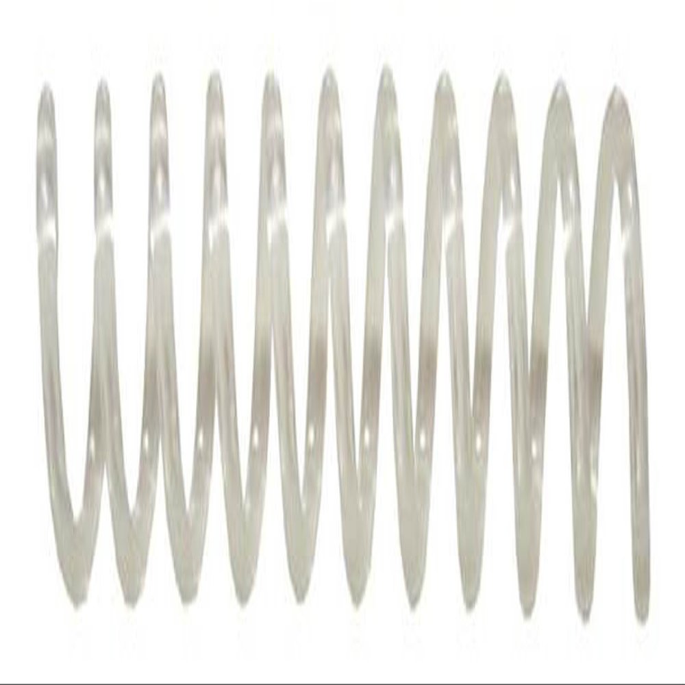 Spiral Binding Coils 8mm x 305mm (5/16 x 12-inch) 4:1, Clear 100/pk