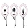 GSKAIWEN 18 inch 65W LED Ring Light Mirror Make Up Beauty Light Studio Video Light Photography Lighting with Stand Bag for Portrait Selfie,Wedding Photography, Night Video,YouTube, Camera/Phone Video view 3