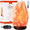 The Body Source Himalayan Salt Lamp 10-12 Inches (11-15lb) | Includes Dimmer Switch | Natural Salt Rock Lamp with Handcrafted Wooden Base & Night Light (Bulb Replacement) view 1