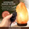 The Body Source Himalayan Salt Lamp 10-12 Inches (11-15lb) | Includes Dimmer Switch | Natural Salt Rock Lamp with Handcrafted Wooden Base & Night Light (Bulb Replacement) view 3