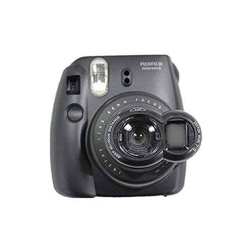 FoRapid Mini Selfie Lens Close Up Lens with Self-Portrait Mirror for Mini 9 Mini 8 Mini 7 & Polaroid 300 Instant Film Cameras (MINI 9/8/7 Black)