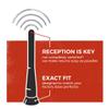 CravenSpeed Stubby Antenna Compatible with RAM 2500, 2010-2025 | 3.2 inches | Short Antenna Replacement | Made in The USA view 4