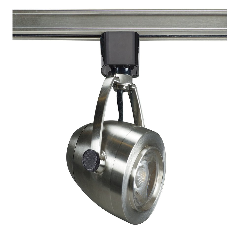 Nuvo TH417 One Light Track Head, Pwt, Nckl, B/S, Slvr