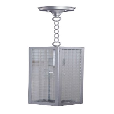 Craftmade Z4521-CM-SC Deka Outdoor Pendant Lighting, 1-Light, 100 Watts, Chromite (17" H x 5" W)