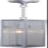 Craftmade Z4521-CM-SC Deka Outdoor Pendant Lighting, 1-Light, 100 Watts, Chromite (17" H x 5" W) view 3