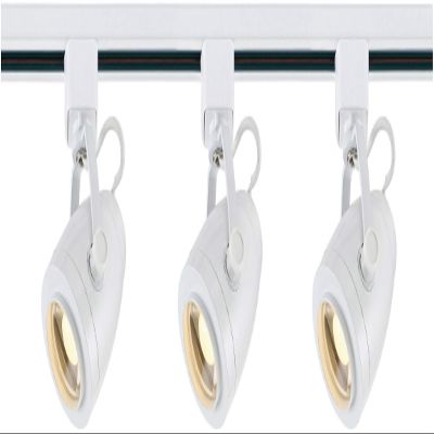 Nuvo Lighting TK413 Transitional Three Light Track Kit in White Finish, 48.00 inches