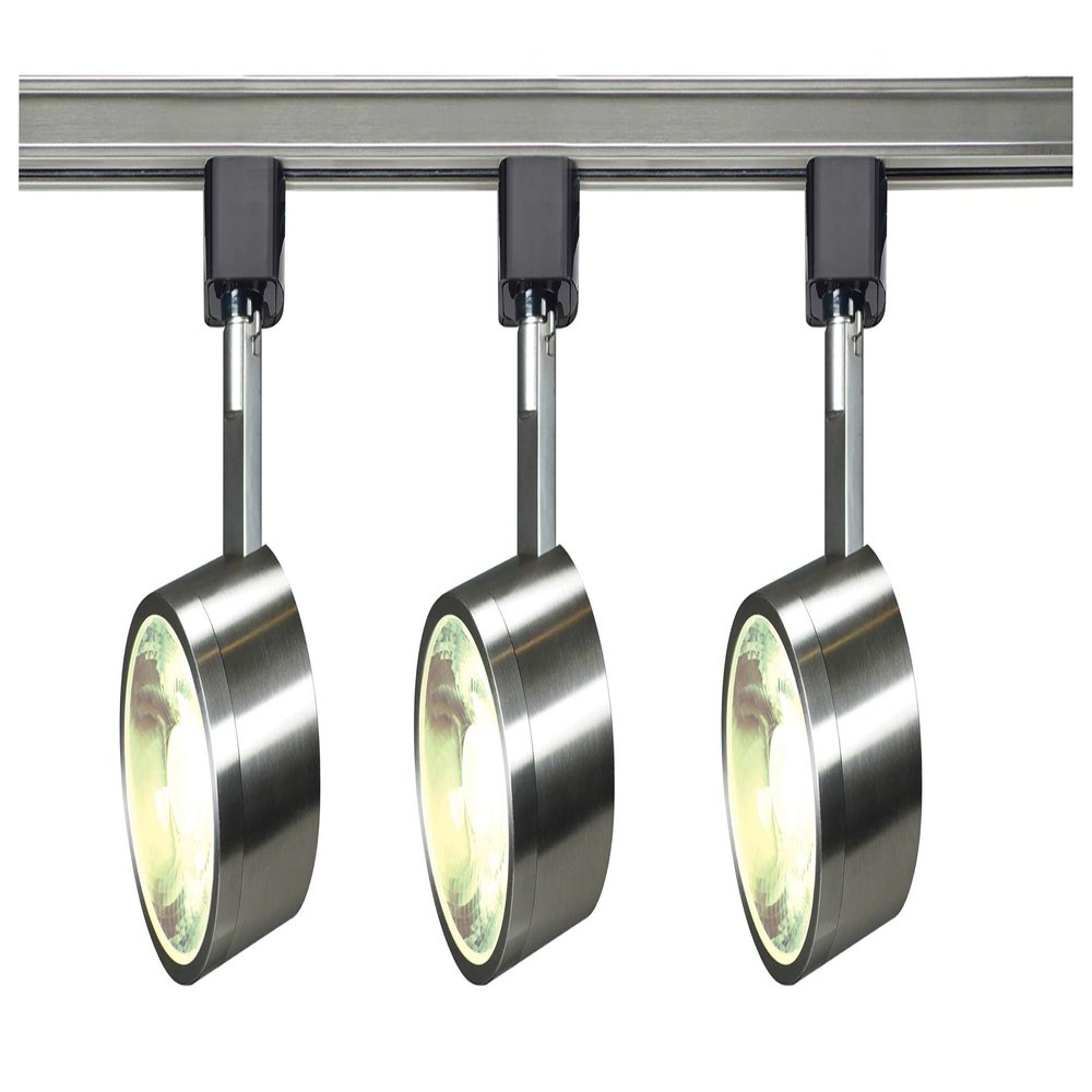 Nuvo Lighting TK407 Transitional Three Light Track Kit in Pwt, Nckl, B/S, Slvr. Finish, 48.00 inches