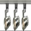 Nuvo TK427 Three Light Track Kit, 3, Pwt, Nckl, B/S, Slvr view 1