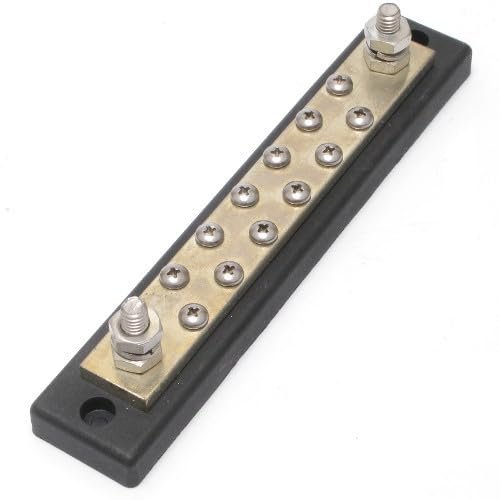 Bus Bar, 250 Amp, Hot Feed or Common Ground Nickel Plated Copper