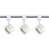 Satco 36W 3 LED Round Track Light-3 Inches Wide by 2.88 Inches High-Black Finish, 3000K view 1