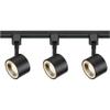 Satco 36W 3 LED Round Track Light-3 Inches Wide by 2.88 Inches High-Black Finish, 3000K view 2