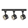 Satco 36W 3 LED Round Track Light-3 Inches Wide by 2.88 Inches High-Black Finish, 3000K view 3