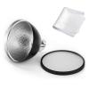 Godox AD-S2 Standard Reflector with Soft Diffuser for Godox AD200Pro II AD200 Pro AD200 AD180 AD360 AD360II Flashes view 1