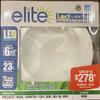 ELITE REL637-950L-DIMTR-120-30K-90-W-WH lED Retrofit Baffle Trim view 1
