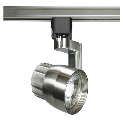 Nuvo TH427 12W Angle Arm Adjustable LED Track Head, 36-Degree Beam Spread, Brushed Nickel