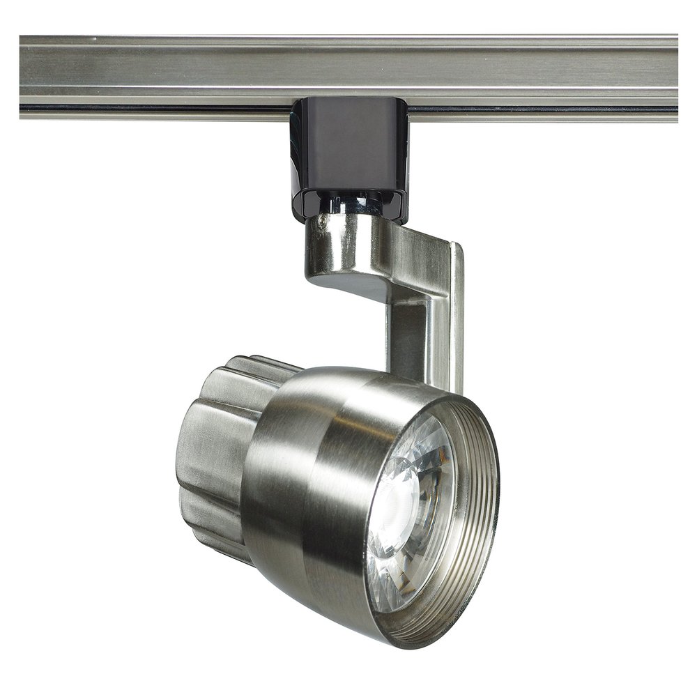 Nuvo TH427 12W Angle Arm Adjustable LED Track Head, 36-Degree Beam Spread, Brushed Nickel
