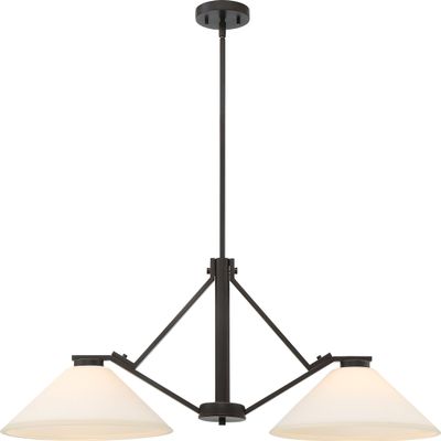 Nuvo Lighting 60/6348 Nome 2 Island Pendant Fixture-Mahogany Bronze Finish