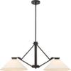 Nuvo Lighting 60/6348 Nome 2 Island Pendant Fixture-Mahogany Bronze Finish view 1